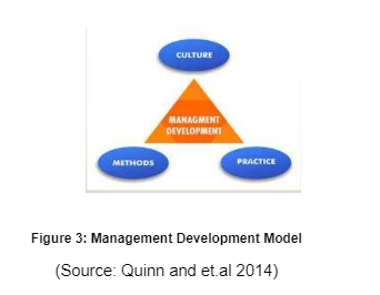 Techniques applied to developing a manager in an organisation