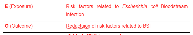 PEO framework