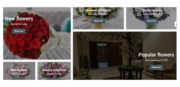 Home page image: navigating through the web application