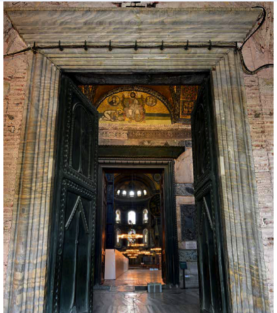 Entrance of Hagia Sophia