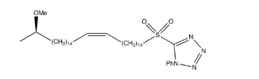 Section of the meromycolate chain that is the primary focus