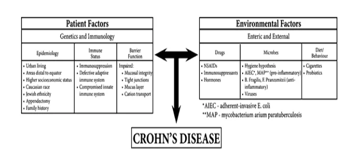 The etiology of Crohn’s disease