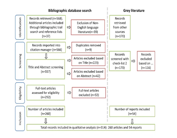 Inclusion Criteria and Processes for Identifying Relevant Literature