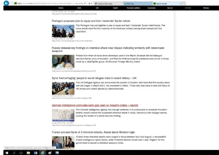 results of the research term in RTV