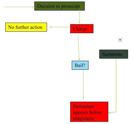 proceedures before trial