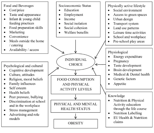 Health determinants of Obesity