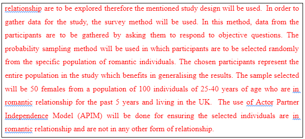 background & rationale for your study