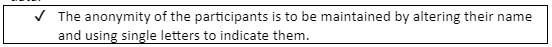 background & rationale for your study