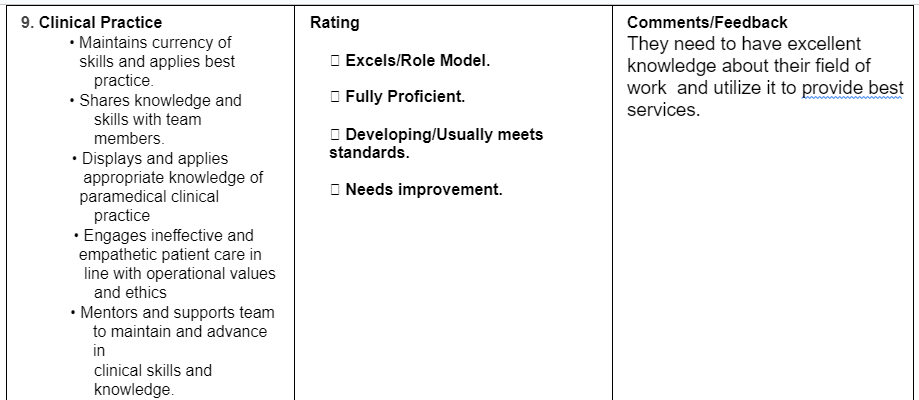 360 Degree Feedback Questions