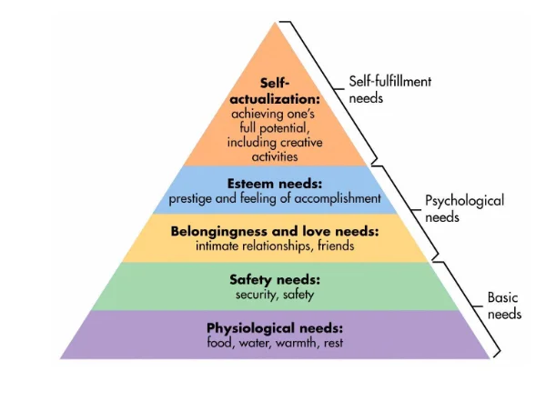 Maslow’s hierarchy of needs