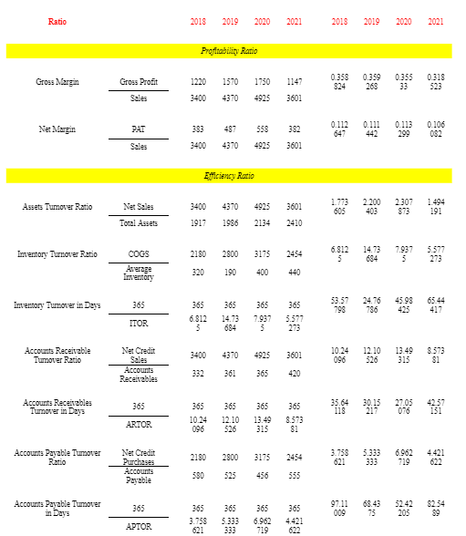Financial Ratios