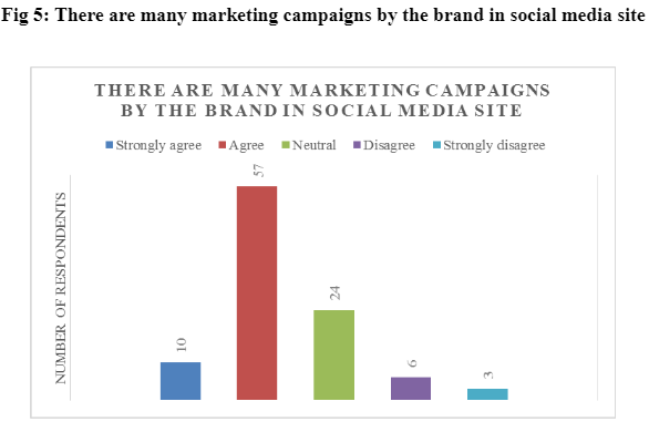 marketing campaigns by the brand