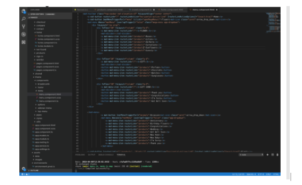  Finishing with the Front-end