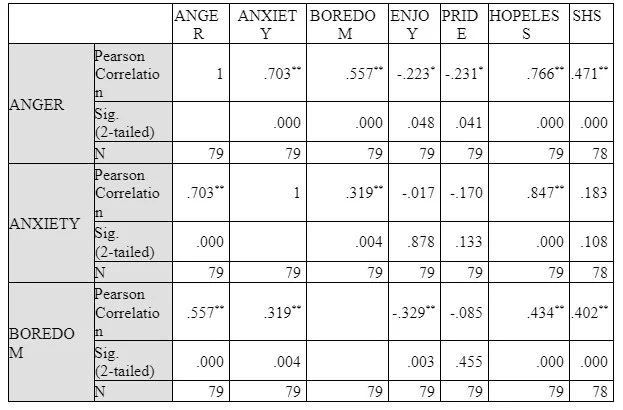 Case processing summary