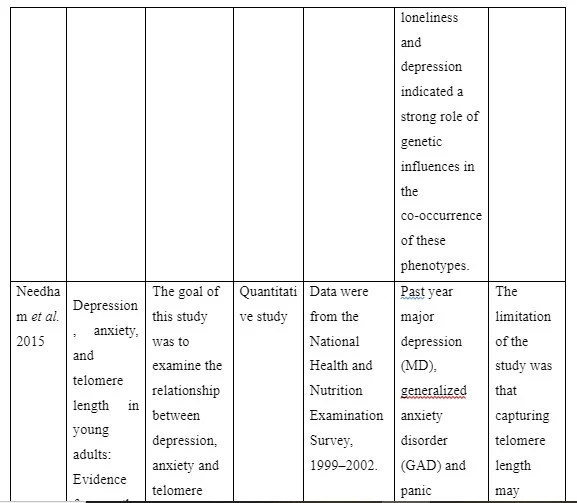 Literature Review Summary