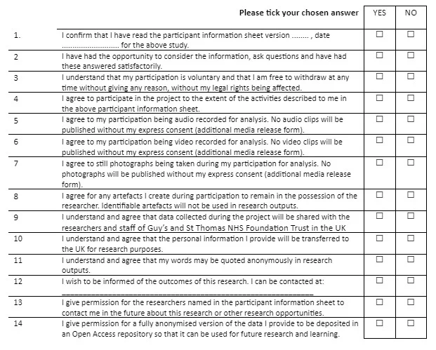 CONSENT FORM