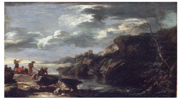 Bandits on a Rocky Coast, Salvator Rosa source (ctlsite, 2021)